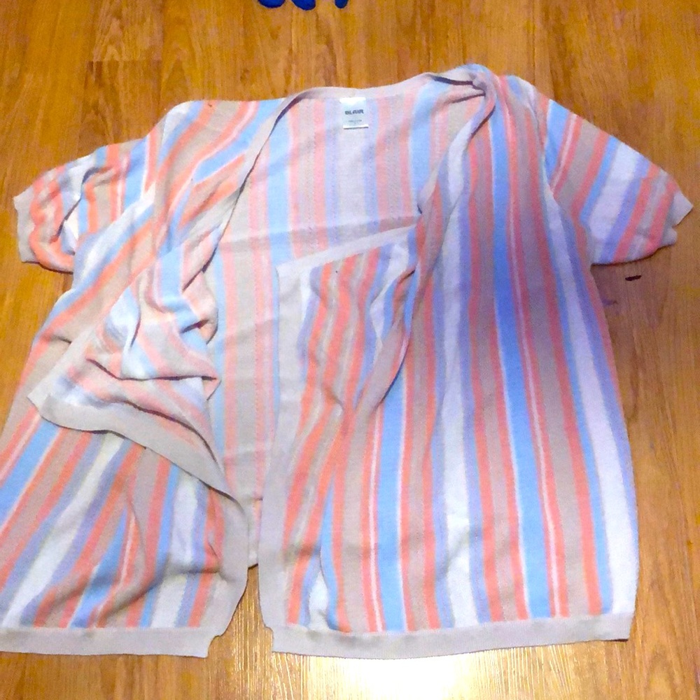 Striped cardigan